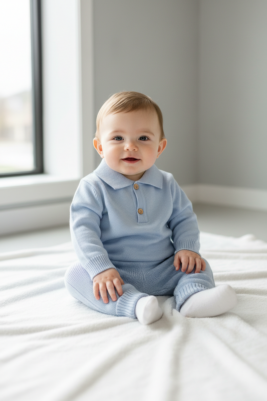 Bimbalo Italian Cotton Knit 2-Piece Set - Baby Boy