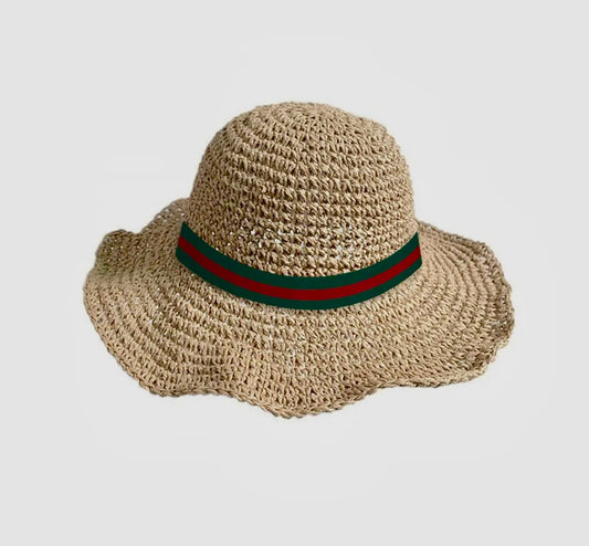 Straw GG hat