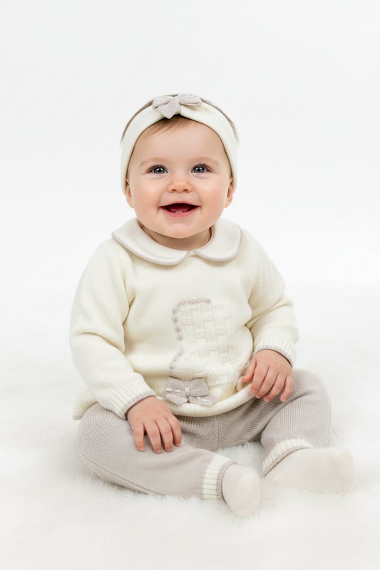 Bimbalo 7340 Baby wool knit set Made in Italy