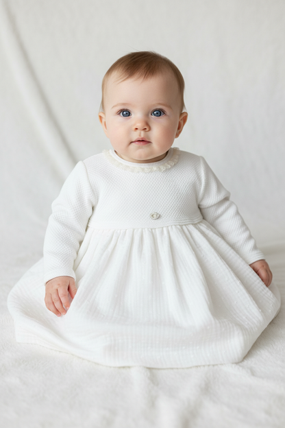 white Baby girls Dress