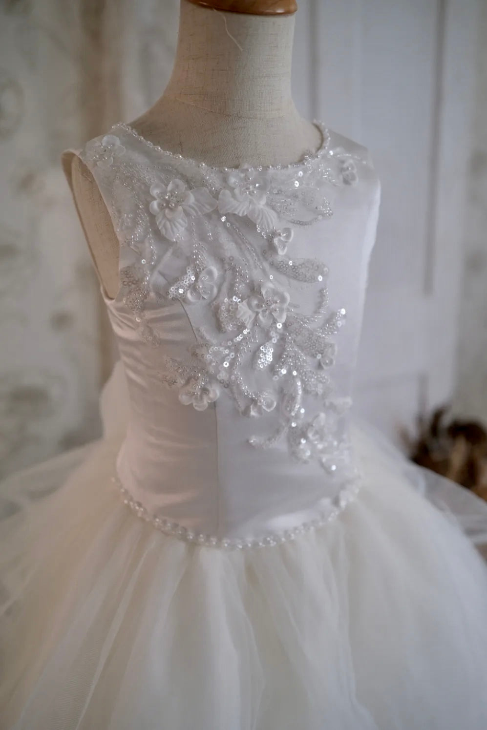 Christie Helene Sleeveless Communion Dress | Brooklyn Shopping
