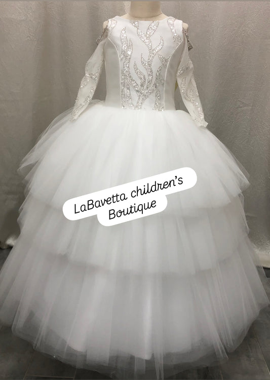 Loriana custom couture Crystal Dream communion Dress