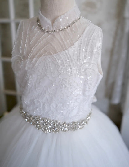 Christie Helene Skylar Tulle Communion Dress | La Bavetta | Brooklyn NYC