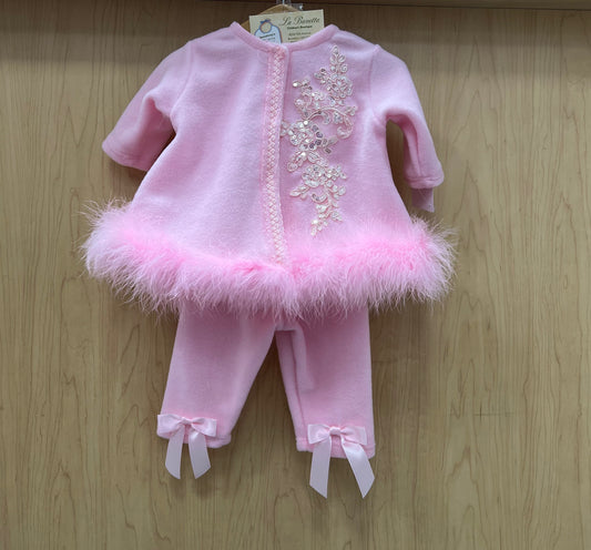 Pink Dollie pants set