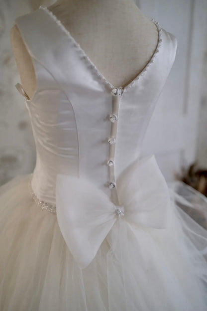 Christie Helene Sleeveless Communion Dress | Brooklyn Shopping