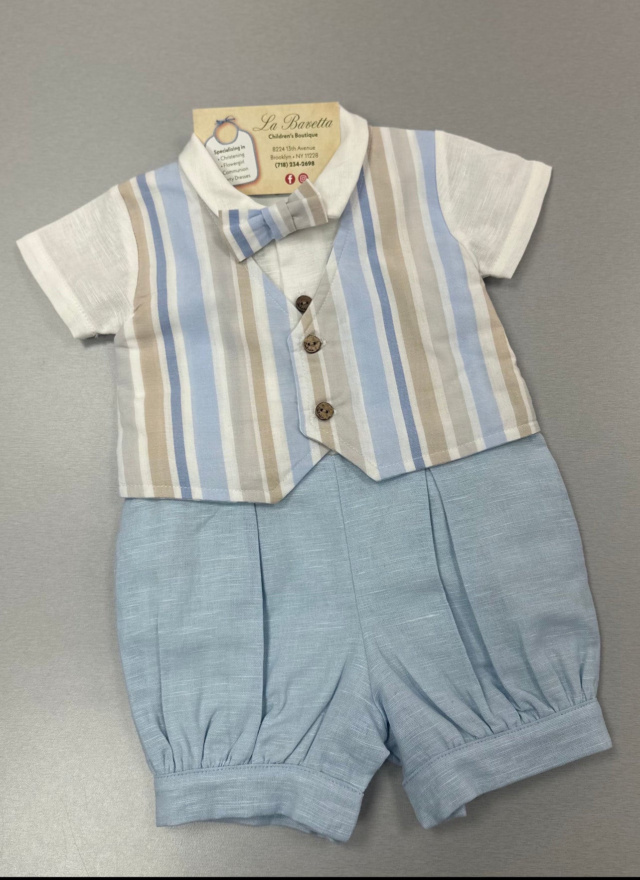 Baby Blue linen cotton Romber DBV241510