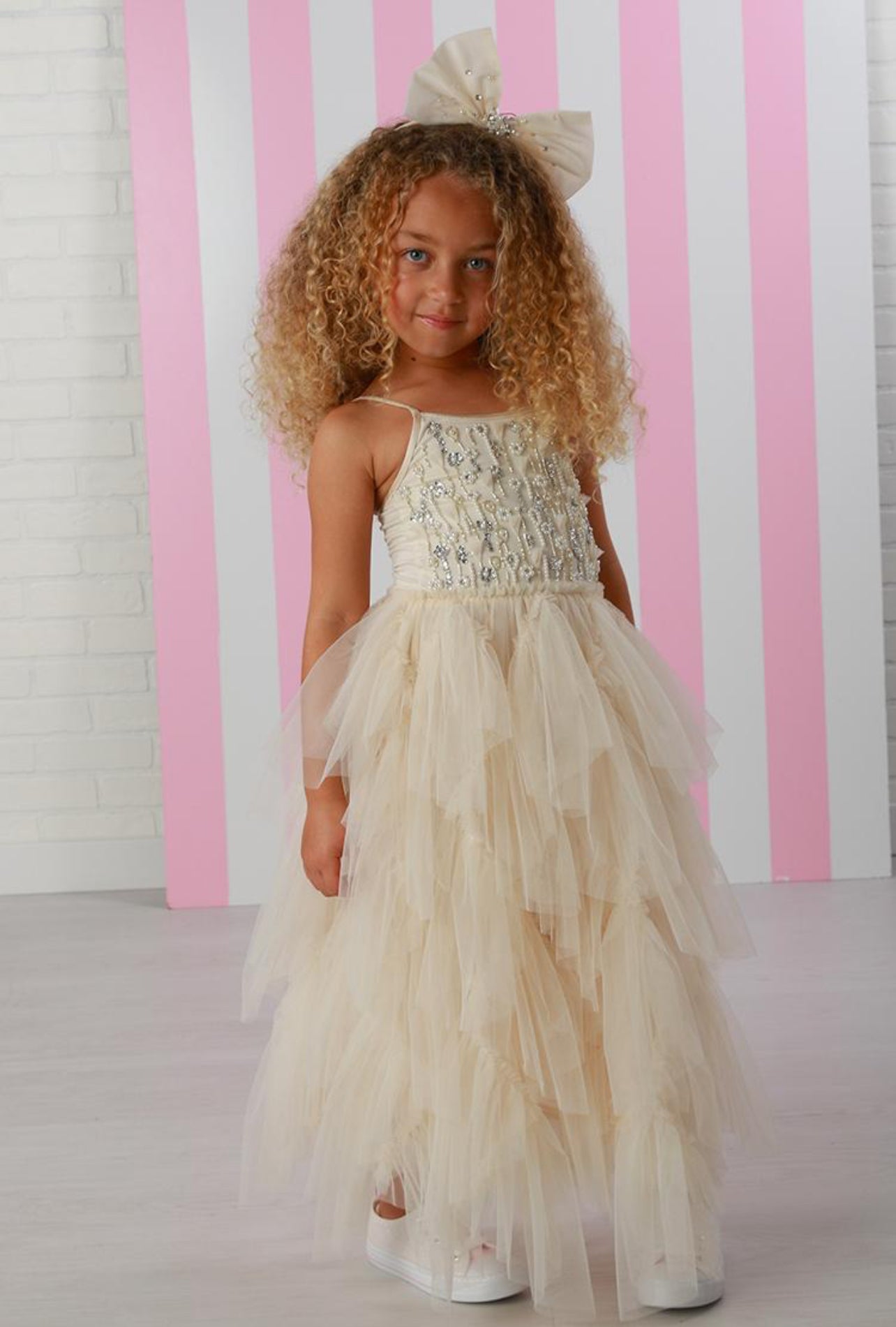 Elyna Ivory Dress by ooh la la couture