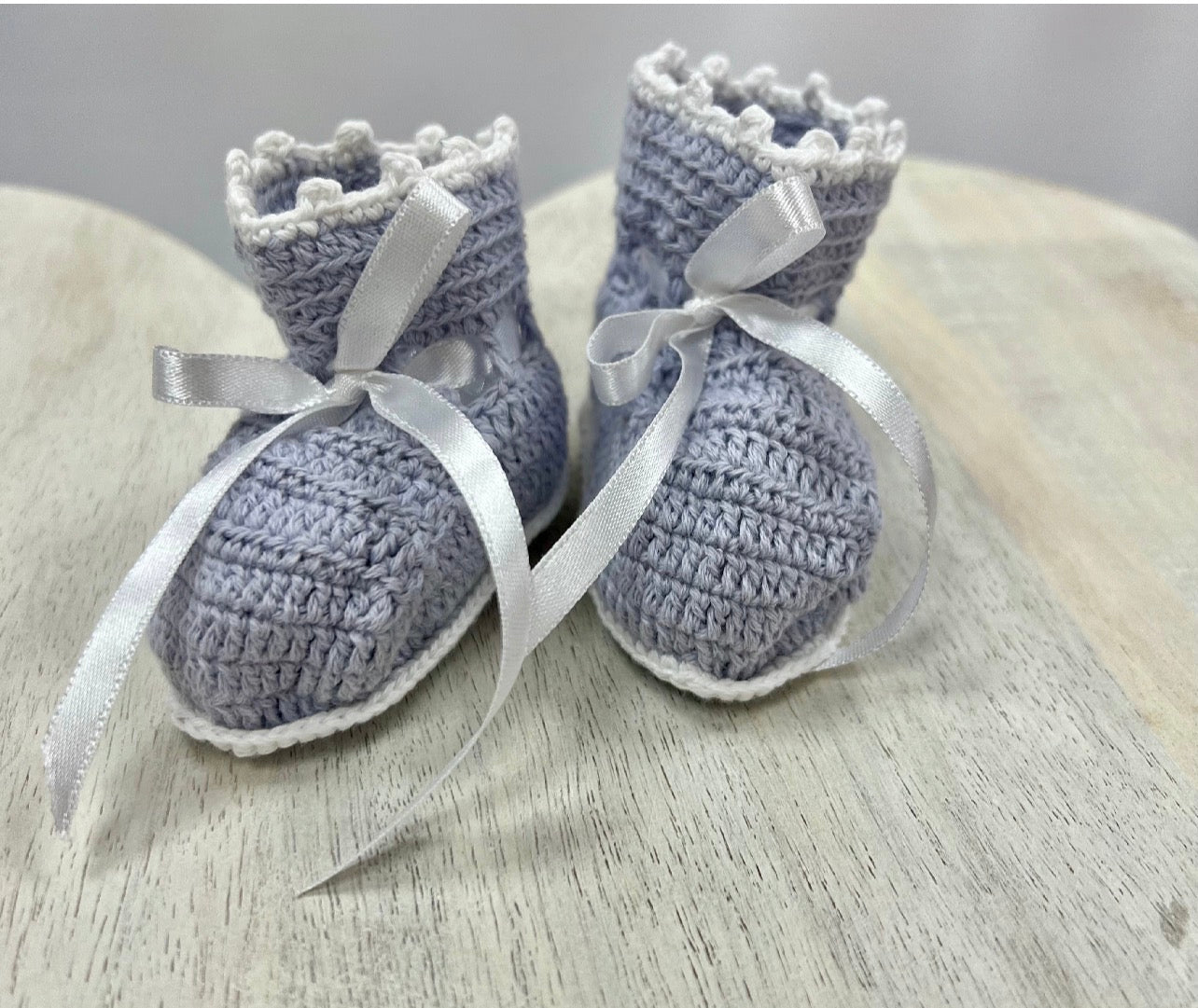 Baby Knit Take-Home Set – Gray & White