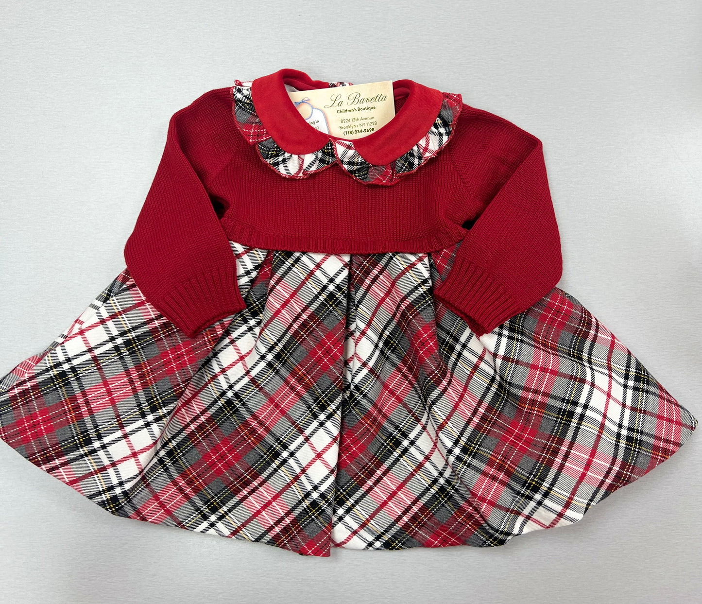 Baby Red Dress | A christmas present | La Bavetta