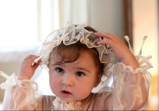 Helena Velour Romper HeadBand