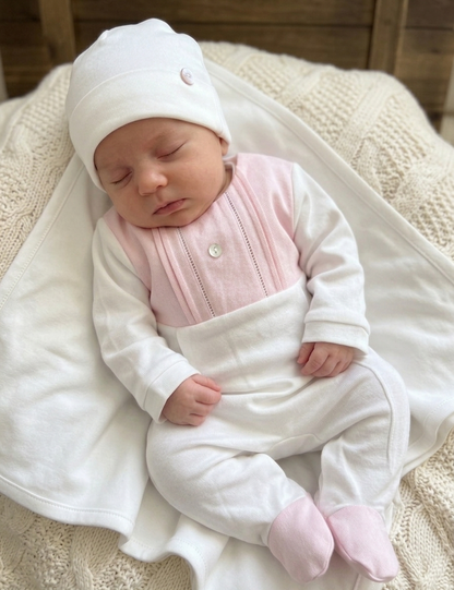 Baby Girl Take-Home Set - White & Pink