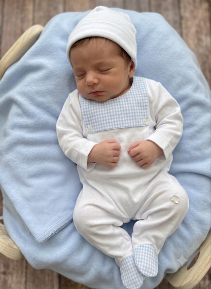 Baby Boy Gingham Take-Home Layette Set