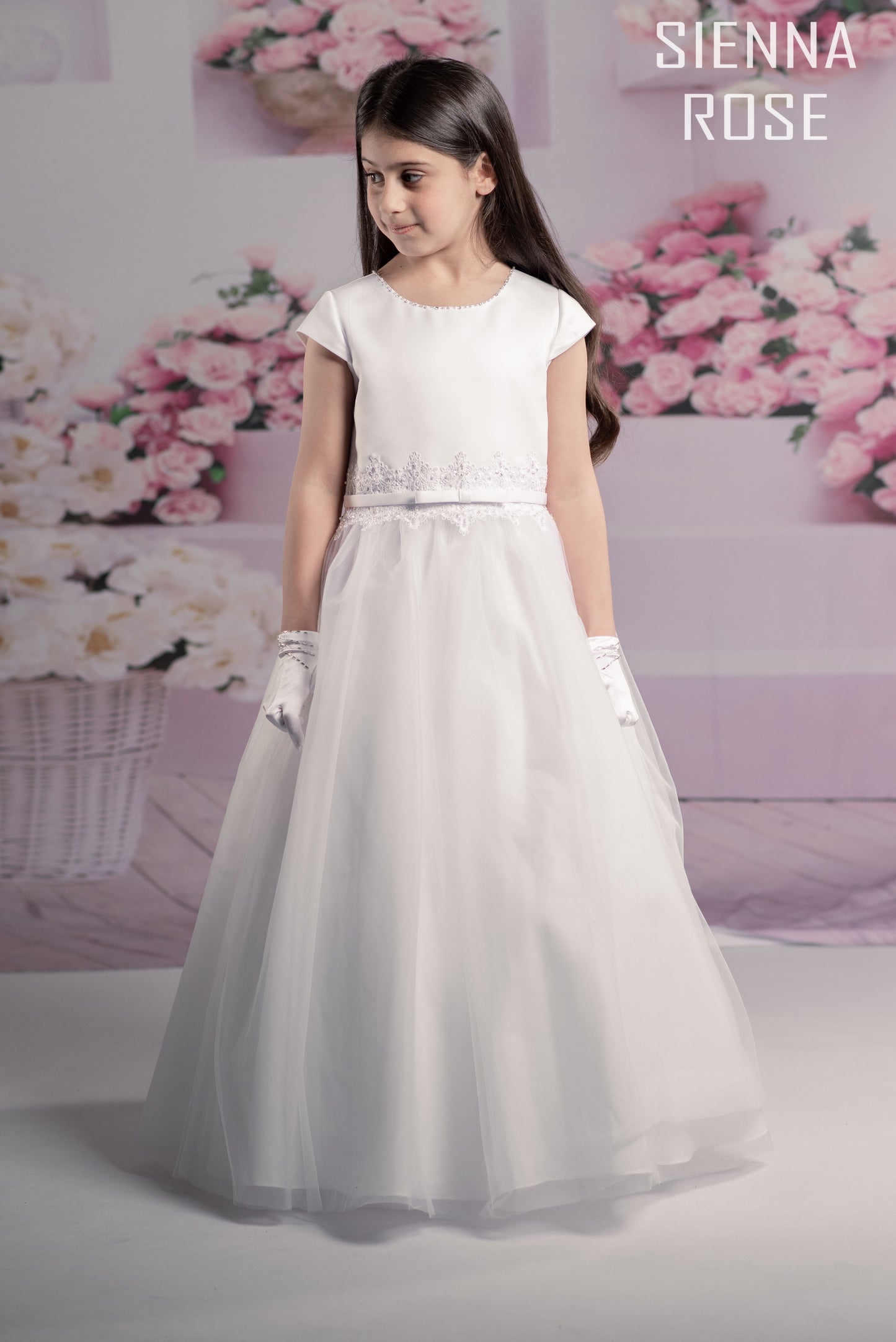 Floral Design Flower Girl Gown | Childrens Shopping | La Bavetta