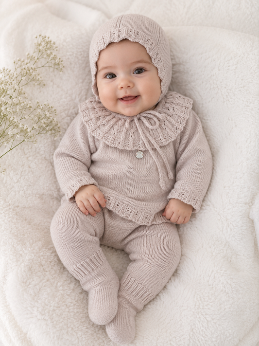 Baby 2-Piece Knit Set – Lavender