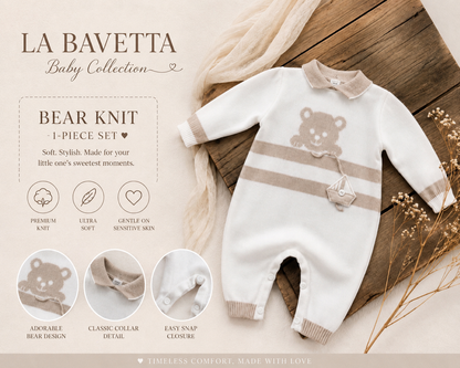 Bear Knit 1 piece Set Made In Italy