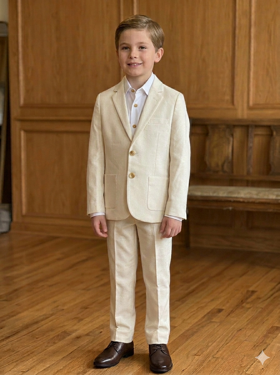 Boys Classic ivory Suit