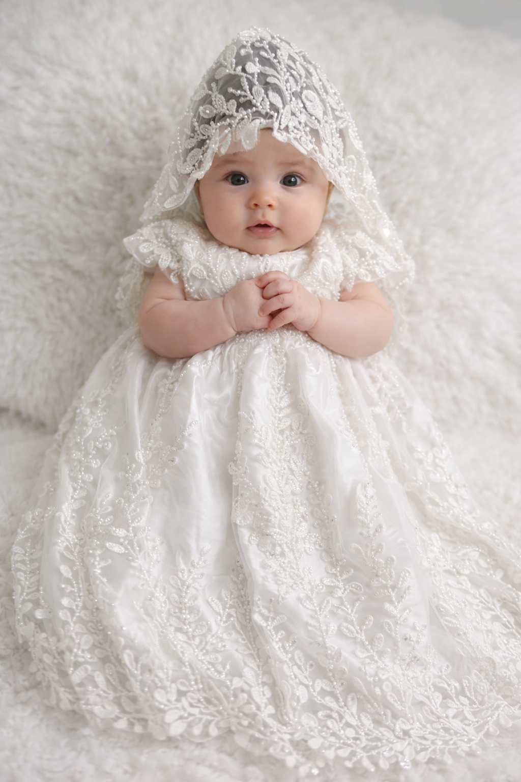 Dolce Bambini Christening cathedral gown  G16718