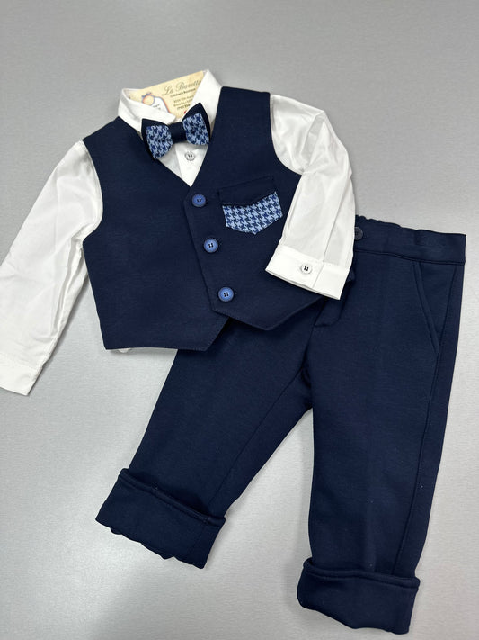 4 pc Boys Suit Set | La Bavetta Children's Boutique | NY