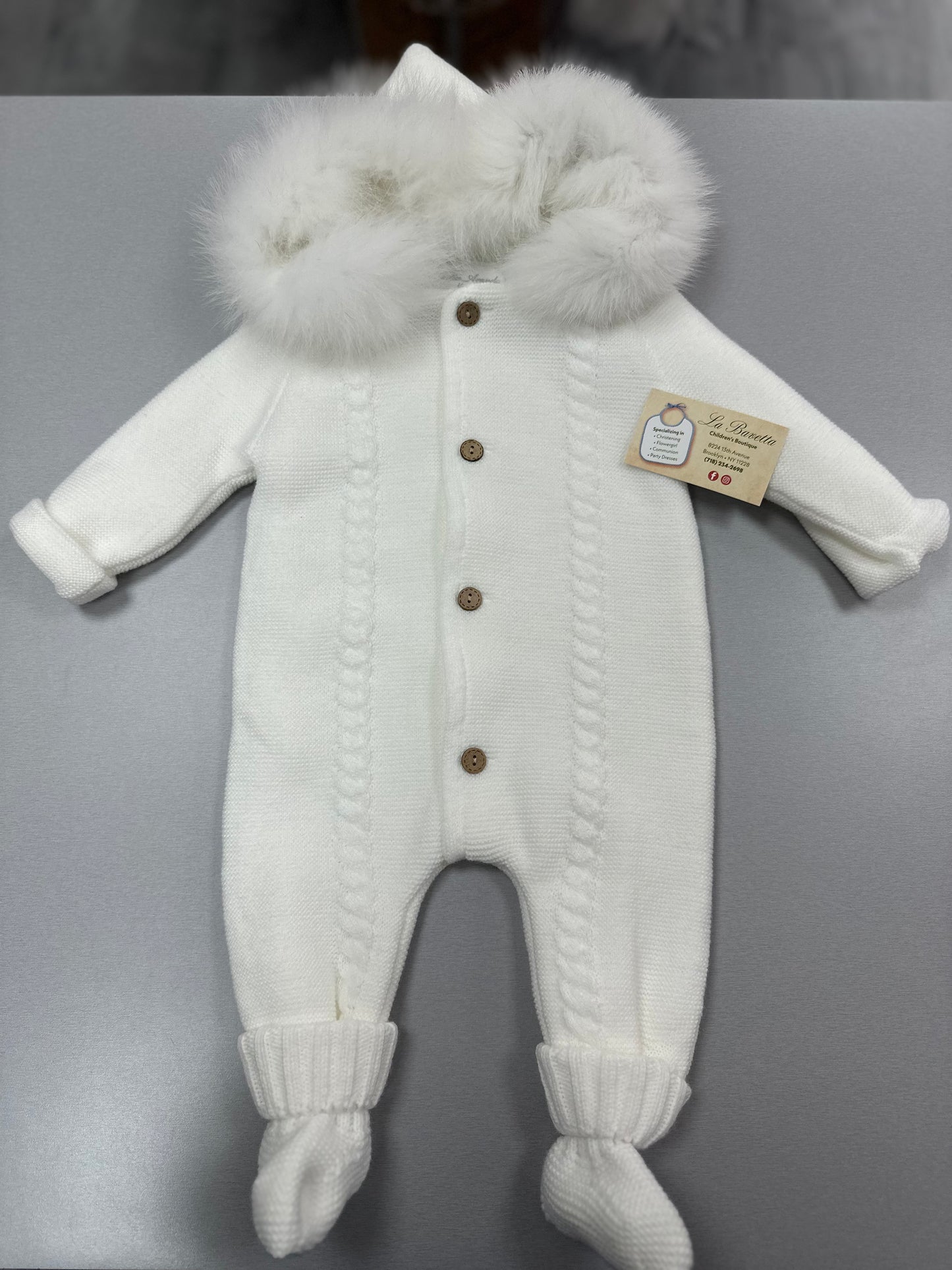 029-10205 knit snowsuit
