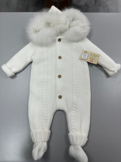 029-10205 knit snowsuit