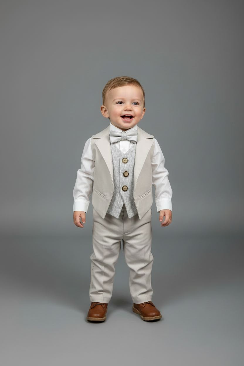 Little Gentleman Complete Formal Suit Set - Dolce Bambini