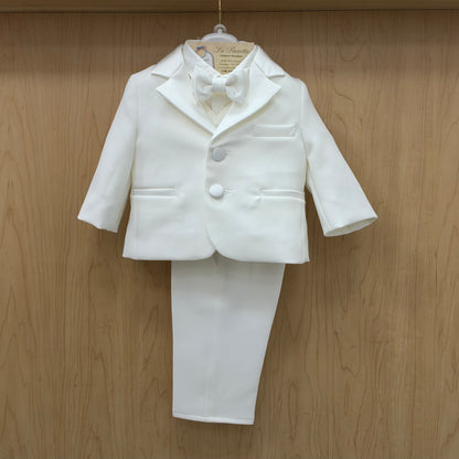 Baby Boys’ White Christening Suit – Made in Italy