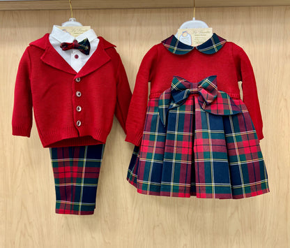 Seasonal Holidays stunning Dress Bimbalo plaid 