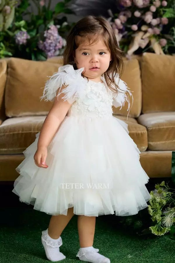 Teter Warm Flower Girl Dress 