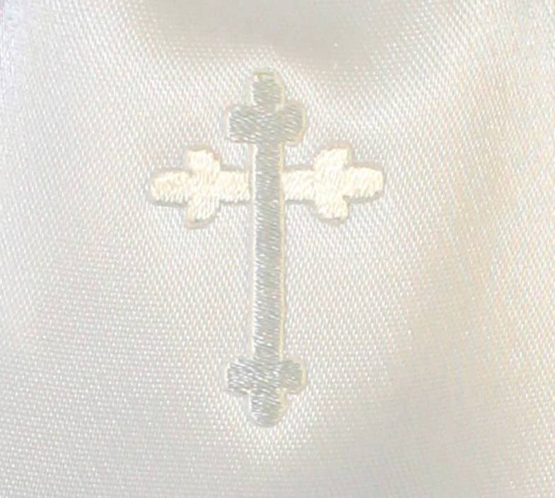 First Holy Communion Armband W/ Cross & Fringe