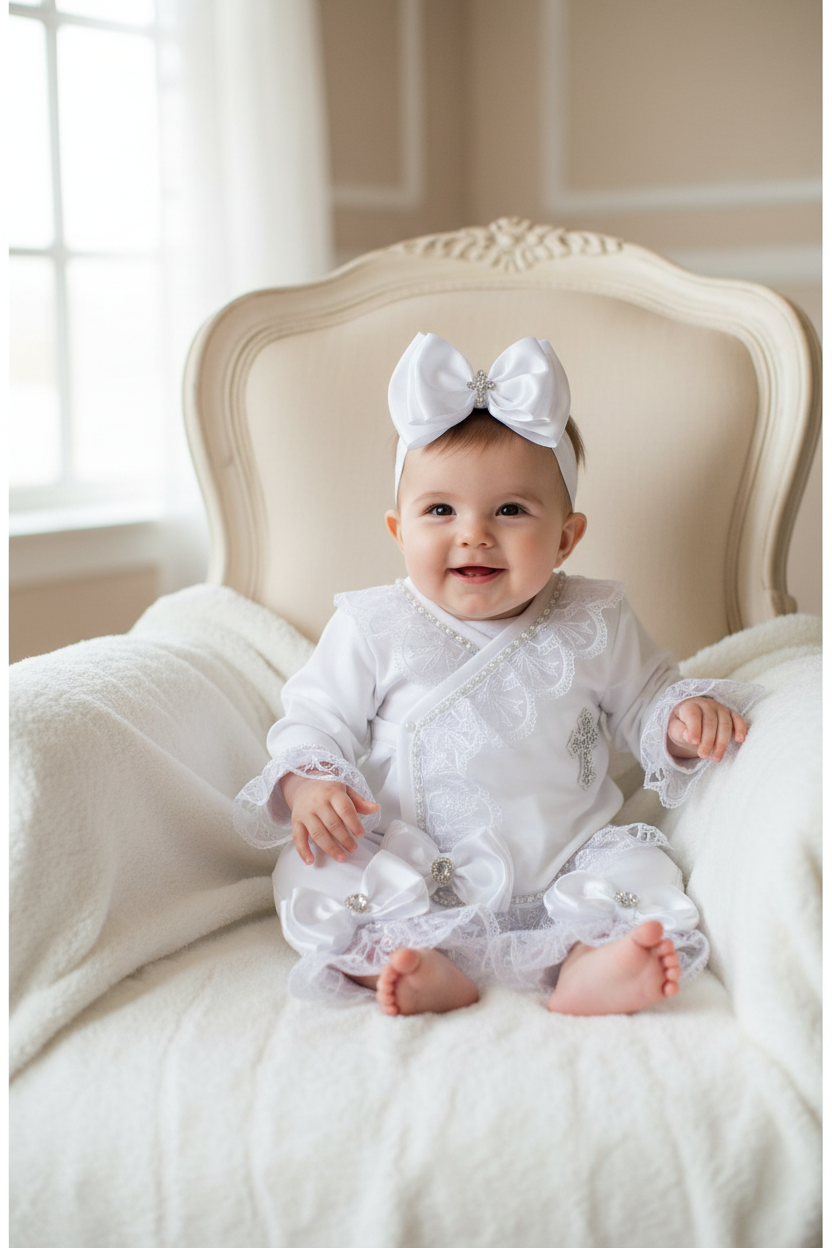 Christening outfit without bib