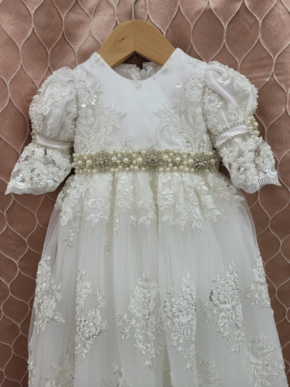 Annabelle Girls Christening Outfit | La Bavetta | New York