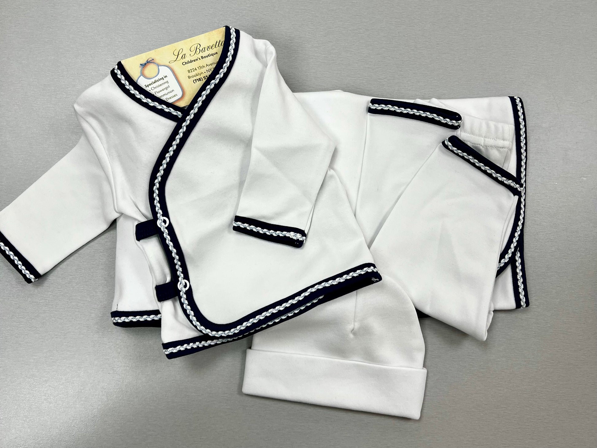 Newborn Boy Take Me Home Set | La Bavetta Children's Boutique | NYC