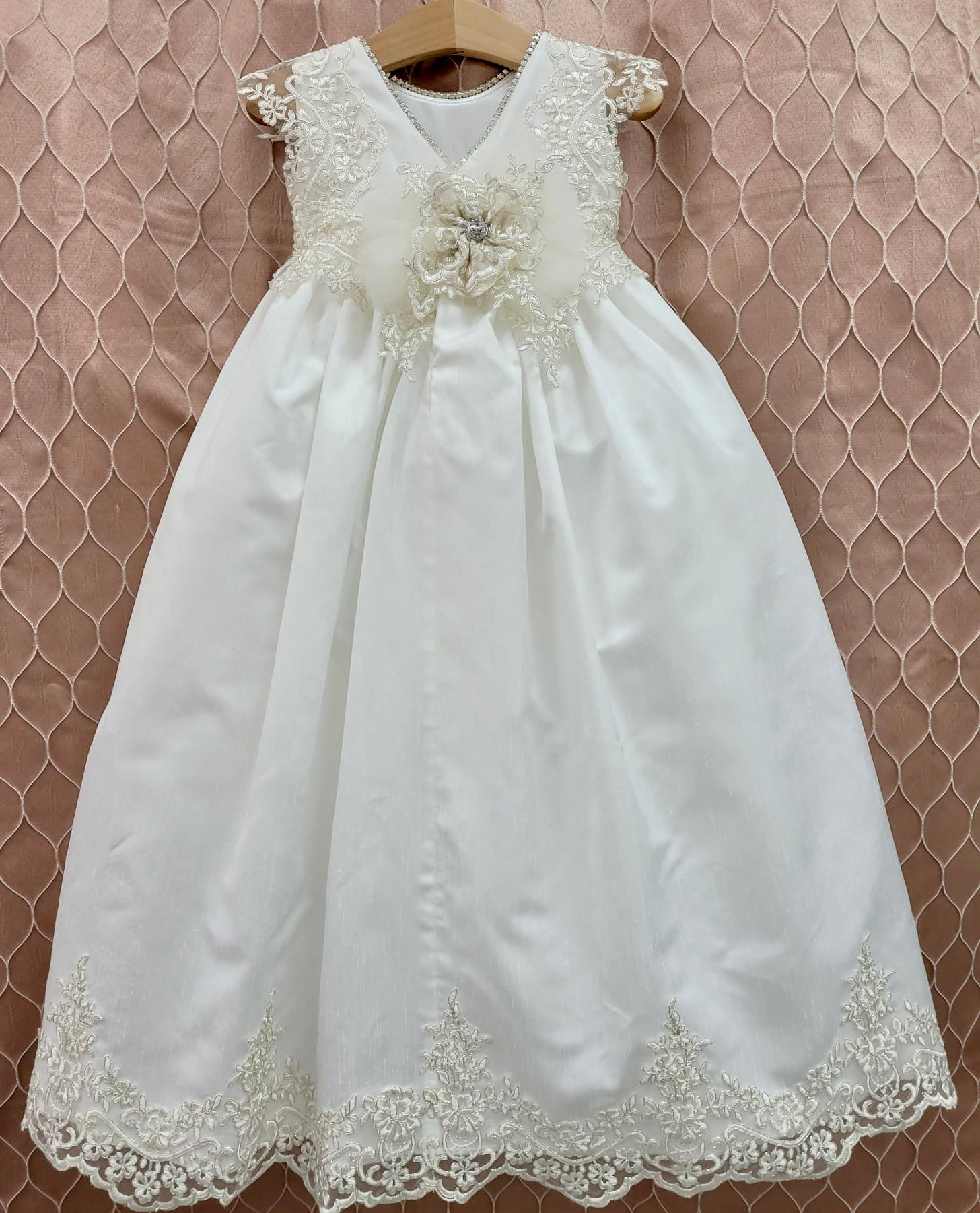 Maggie Baptism outfit | Girls Dress | La Bavetta Children's Boutique