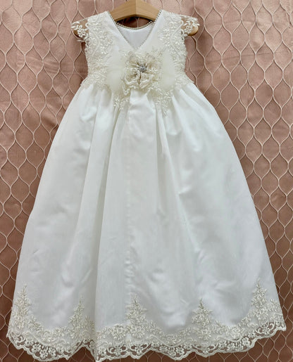 Maggie Baptism outfit | Girls Dress | La Bavetta Children's Boutique