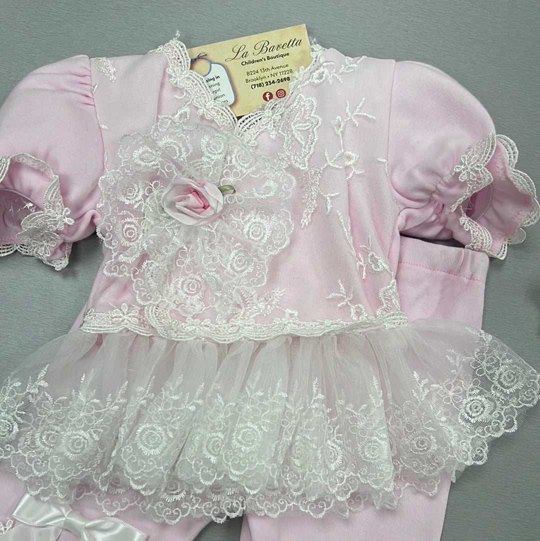 K R Breanna pink lace dress | Spring season | La Bavetta | New York City