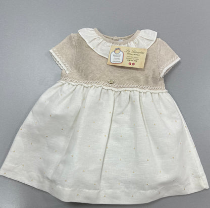Natural Elegance Linen Knit Dress