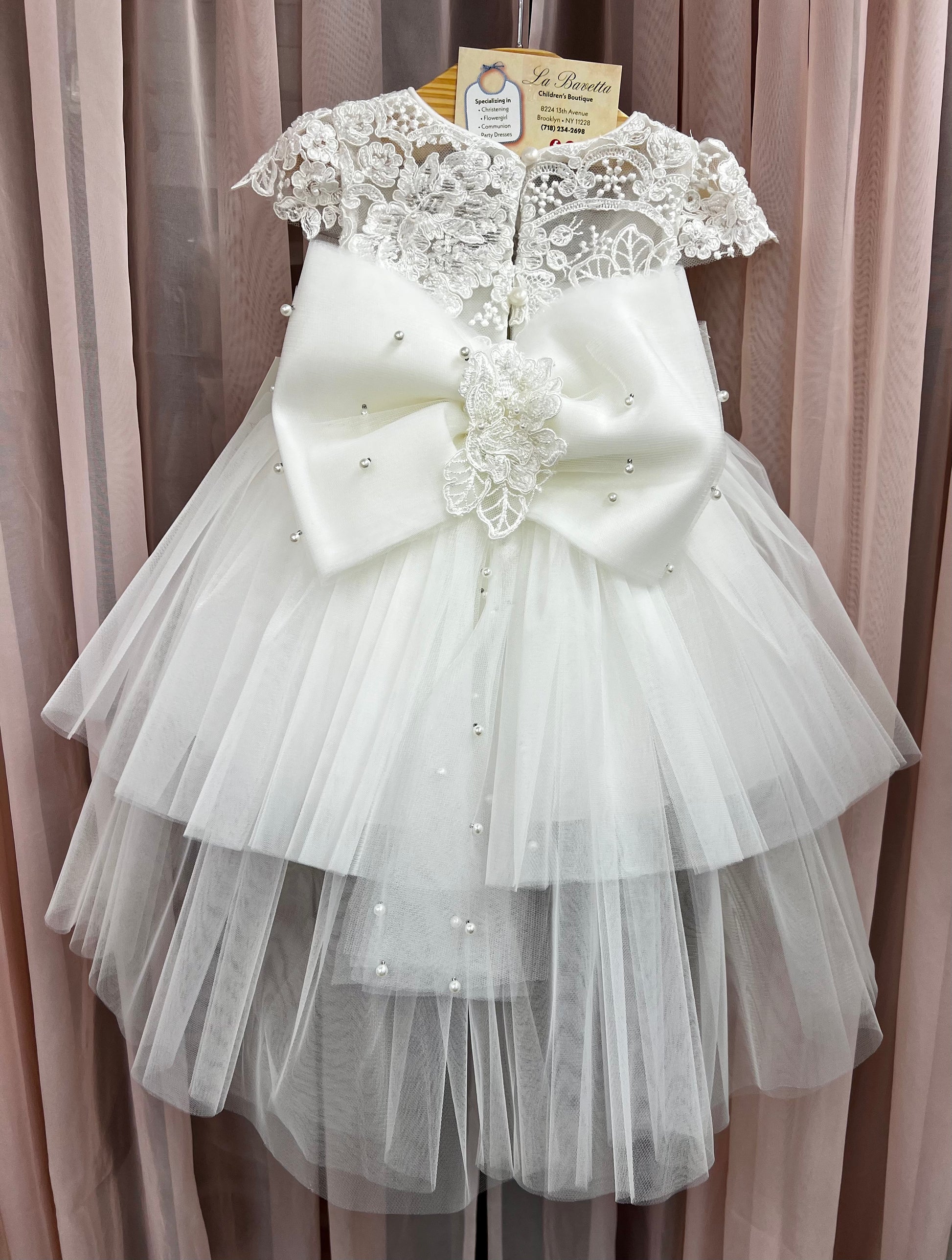 Baby Girl Christening Gown | La Bavetta | Brooklyn Shopping