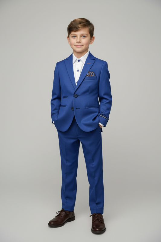 Leo & Zachary Boys suitcBLZ475 AZULEJO DOT