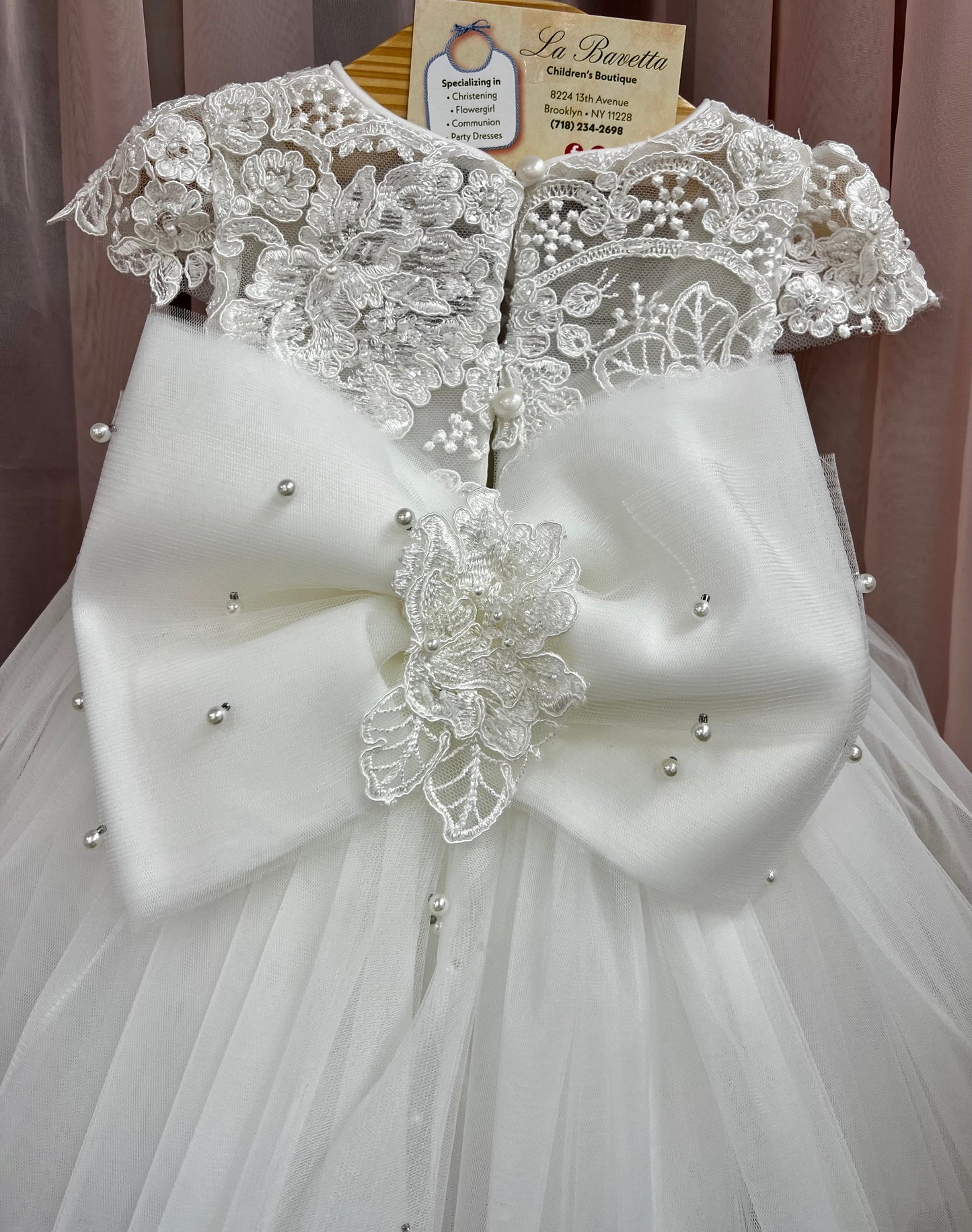 Baby Girl Christening Gown | La Bavetta | Brooklyn Shopping
