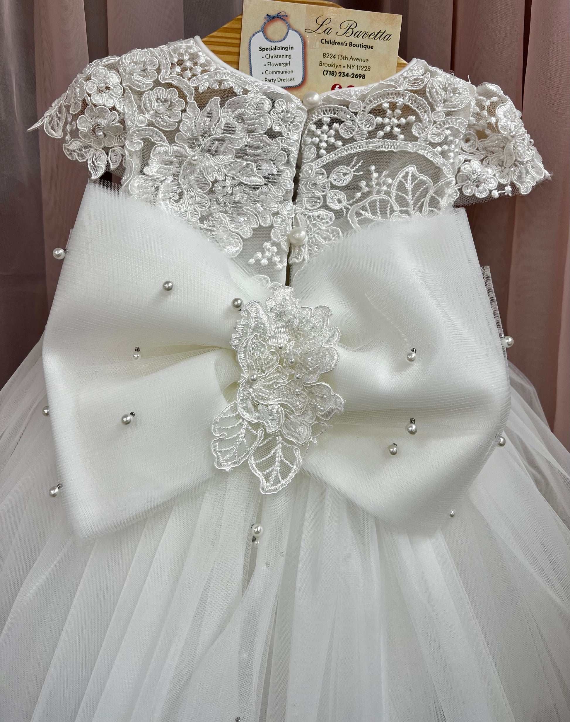 Baby Girl Christening Gown | La Bavetta | Brooklyn Shopping