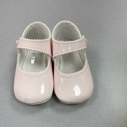 Girls  Pink patent leather shoes 7026