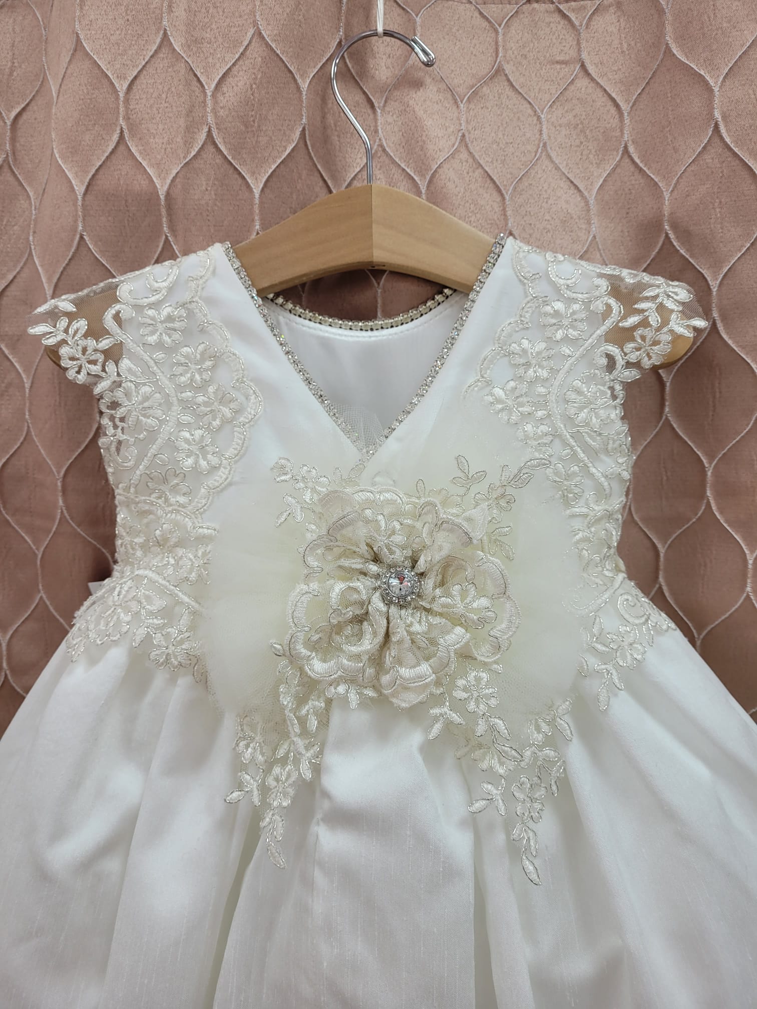 Maggie Baptism outfit | Girls Dress | La Bavetta Children's Boutique