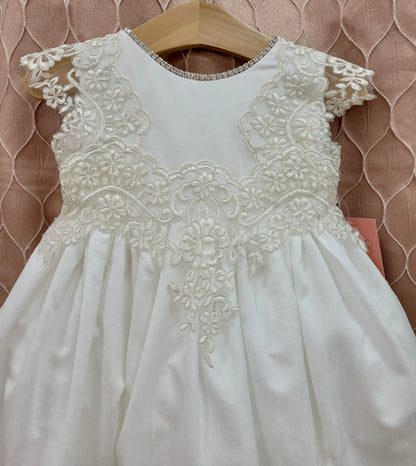 Maggie Baptism outfit | Girls Dress | La Bavetta Children's Boutique