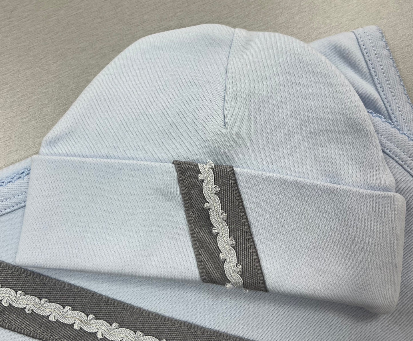 Light blue Newborn Take Me Home Boy Set | La Bavetta | New York
