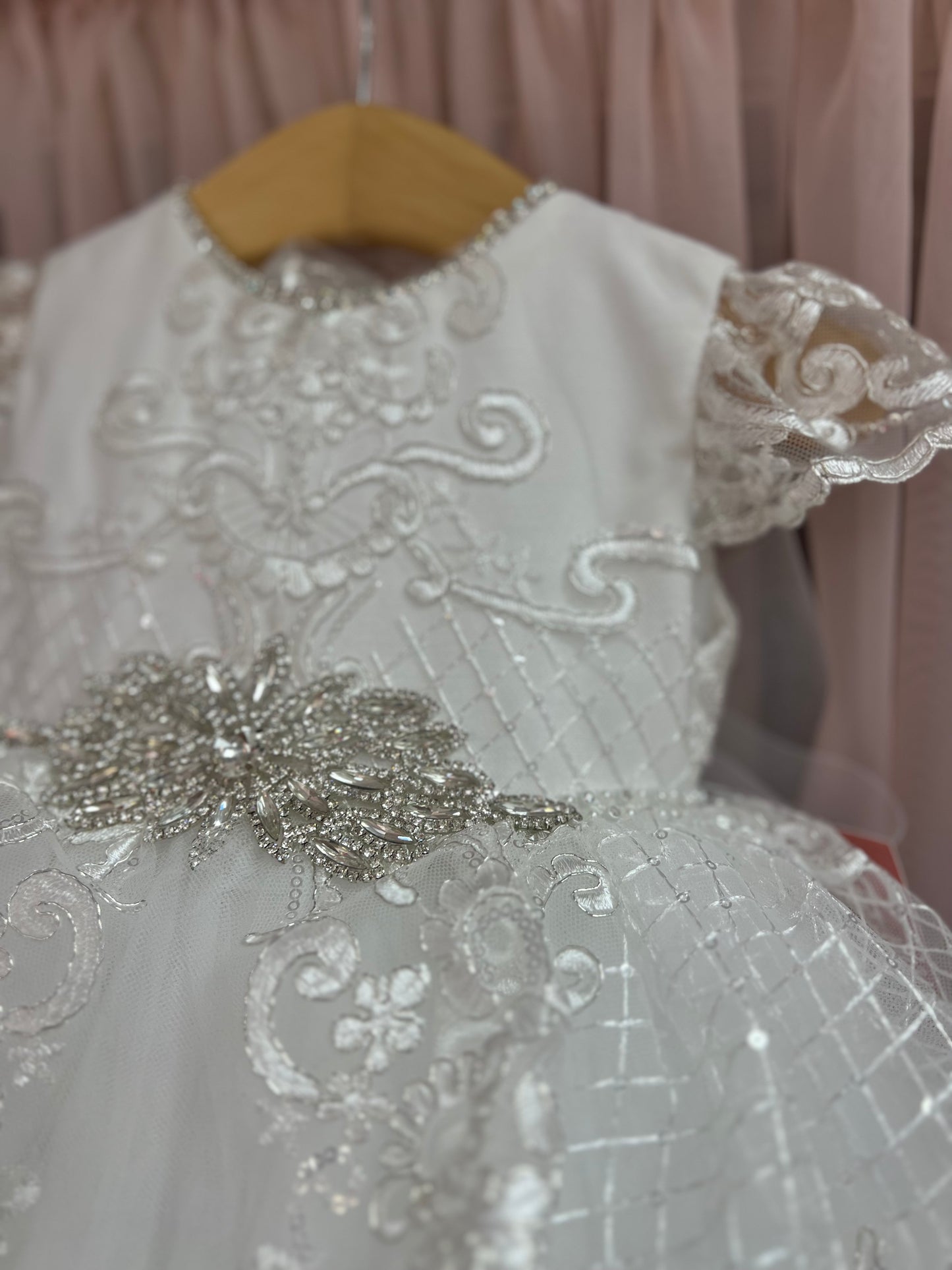 Victoria Girls Baptism Dress |  La Bavetta Children's Boutique | New York