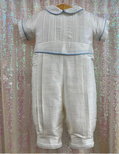 Piccolo Bacio Little Blue Prince Baptism suit