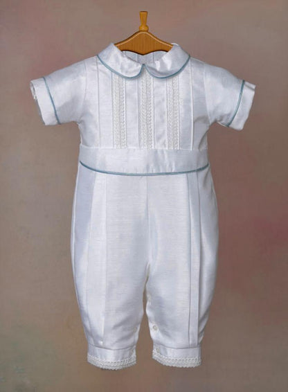Piccolo Bacio Little Blue Prince Baptism suit