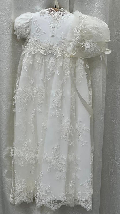 Nancy by Piccolo Bacio | Girls Baptism Outfit | La Bavetta | NYC