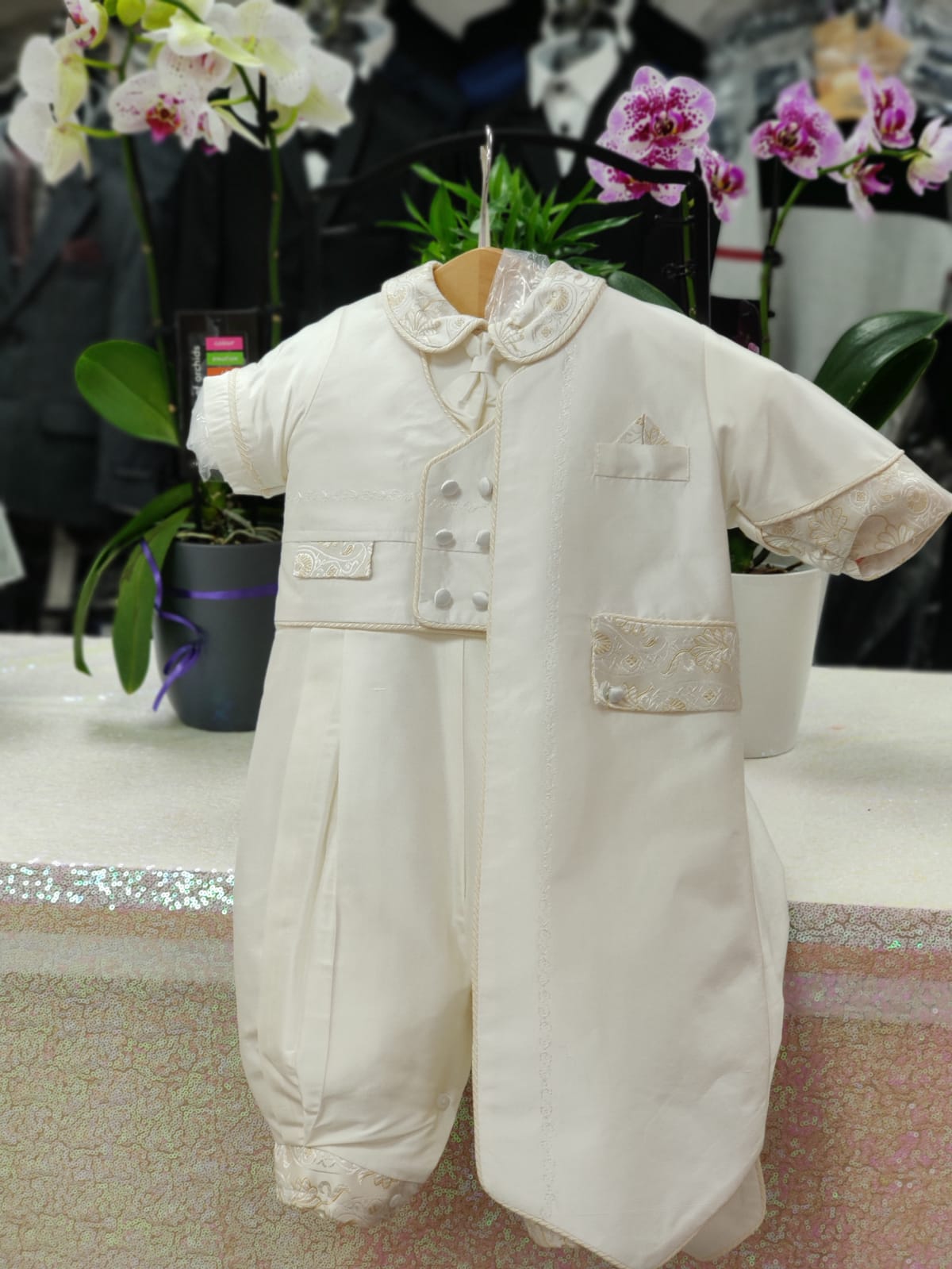 Nunziato Gold Brocade outfit | La Bavetta | New York